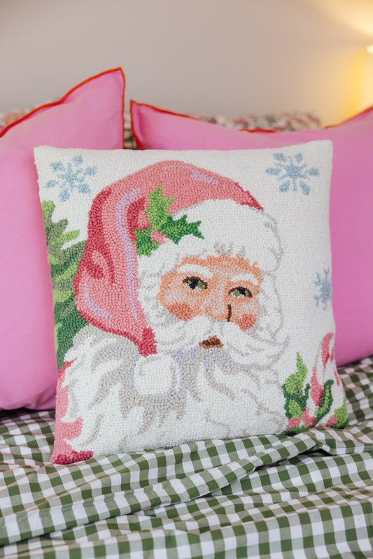 Santa White Hook Pillow