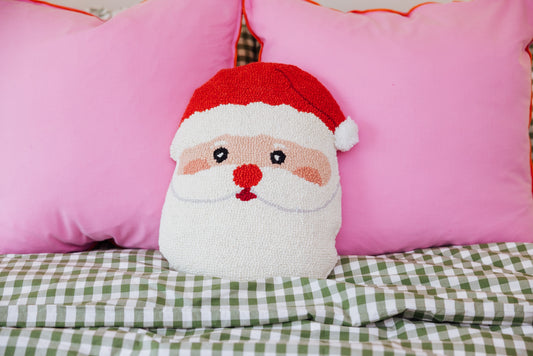 Shaped Santa Face Hook Pillow