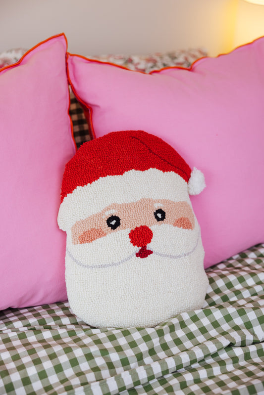 Shaped Santa Face Hook Pillow