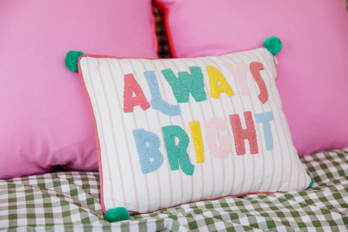 Holiday Brights Always Bright Pillow