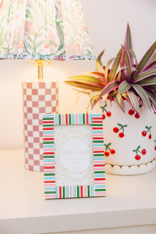 4x6 Mosaic Stripes Picture Frame