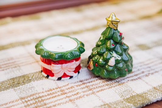 Ceramic Tree Salt and Pepper Shaker