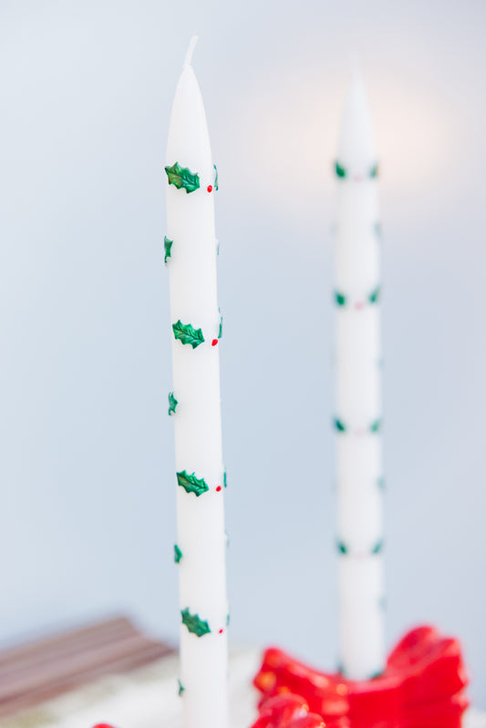 Holly Berries Candle Set