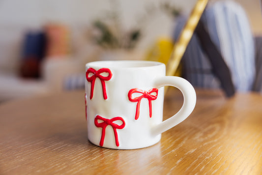 Red Bow Mug