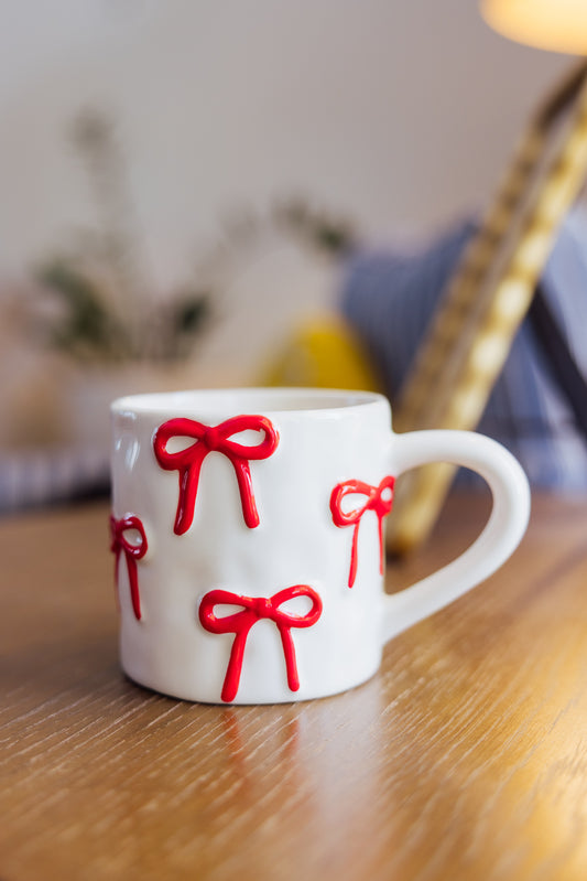 Red Bow Mug