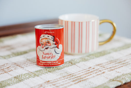 Vintage Santa's Favorite Peppermint Cocoa (2.5oz Tin)