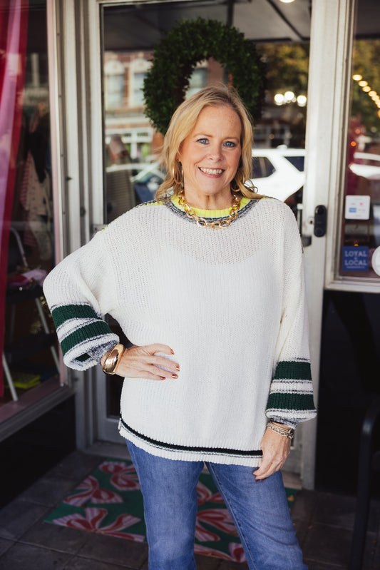 Cream Knitted Sweater