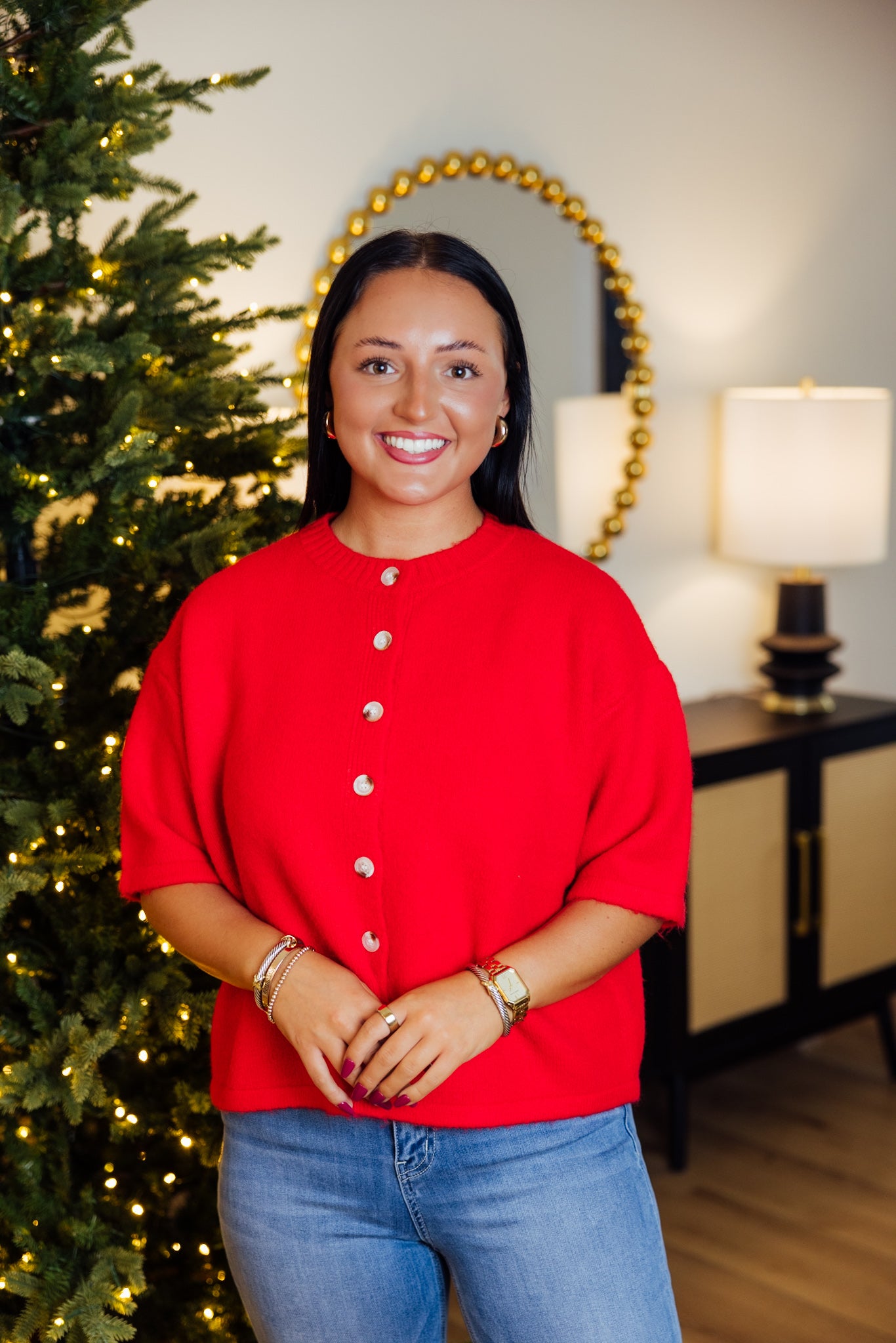 Cherry Brushed Sweater