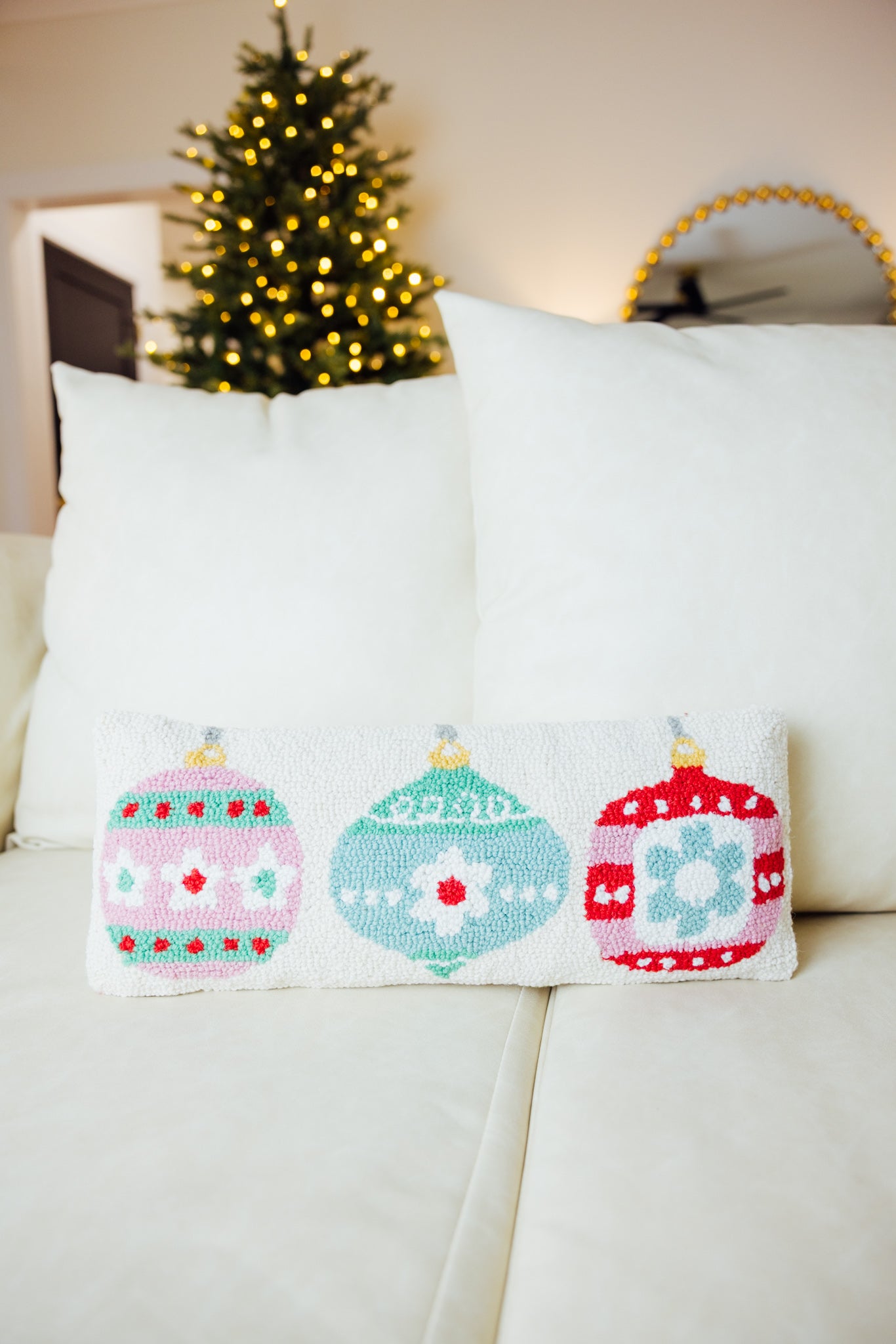 Groovy Ornaments Pillow