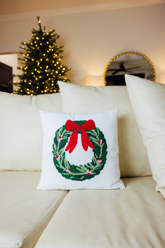 Clara Wreath Pillow