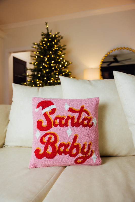 Santa Baby Hook Pillow