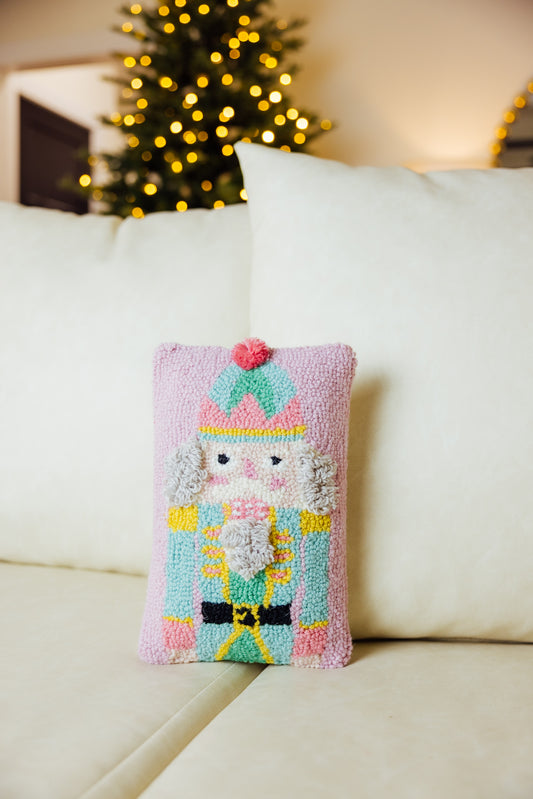 Pink Nutcracker Hook Pillow
