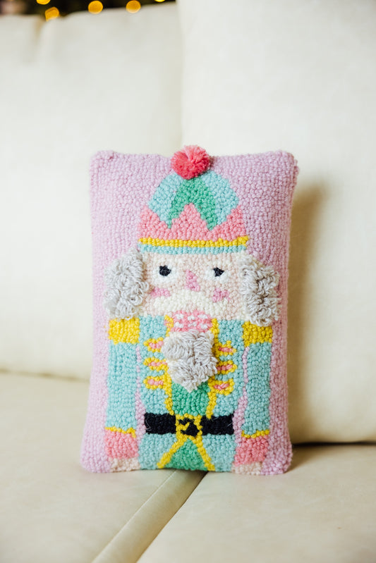 Pink Nutcracker Hook Pillow