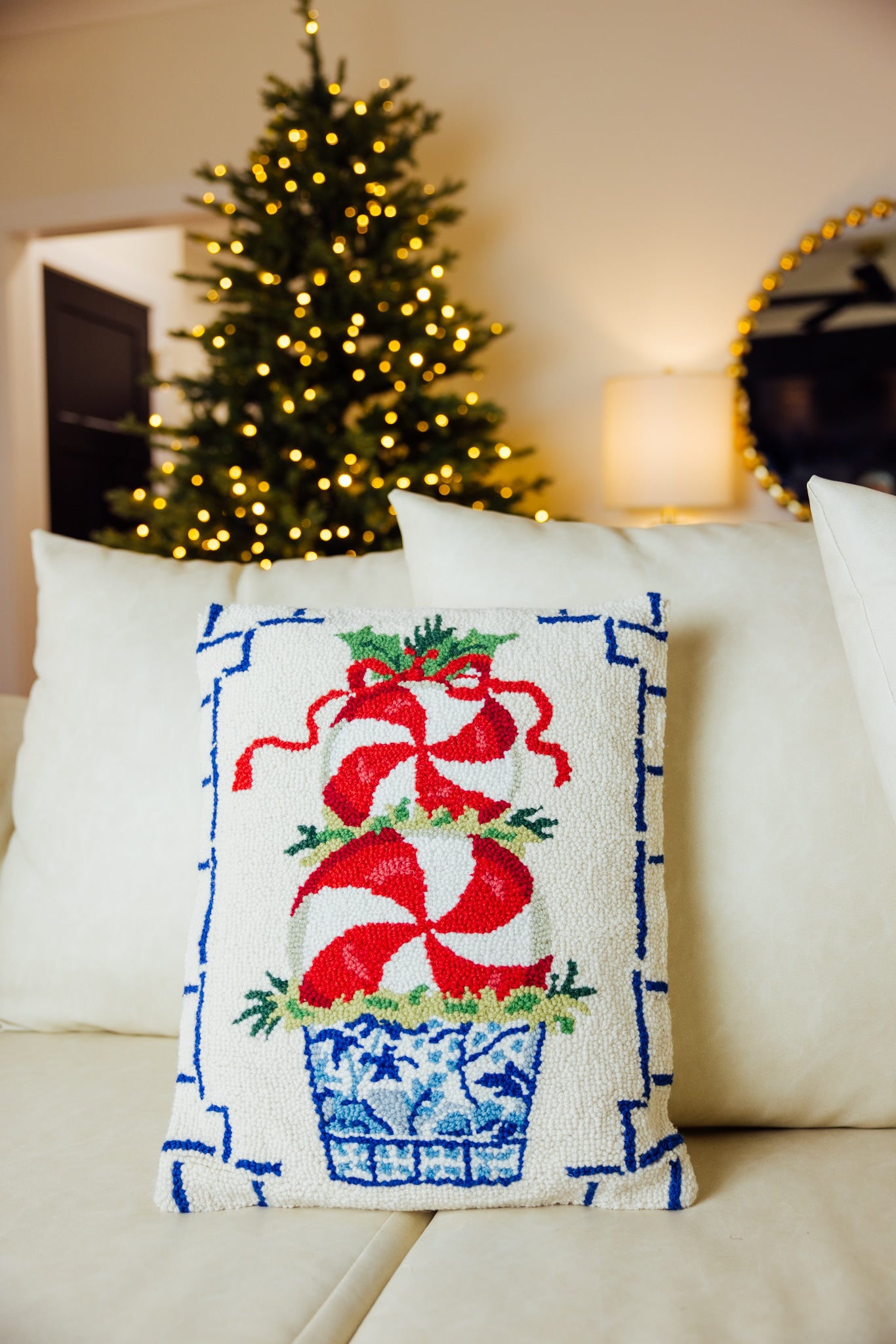 Chinoiserie Candy Hook Pillow