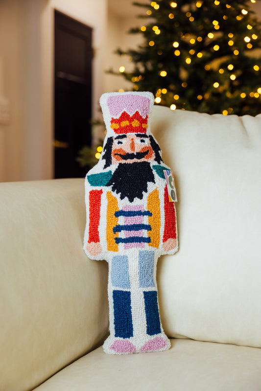 Nutcracker Shaped Hook Pillow