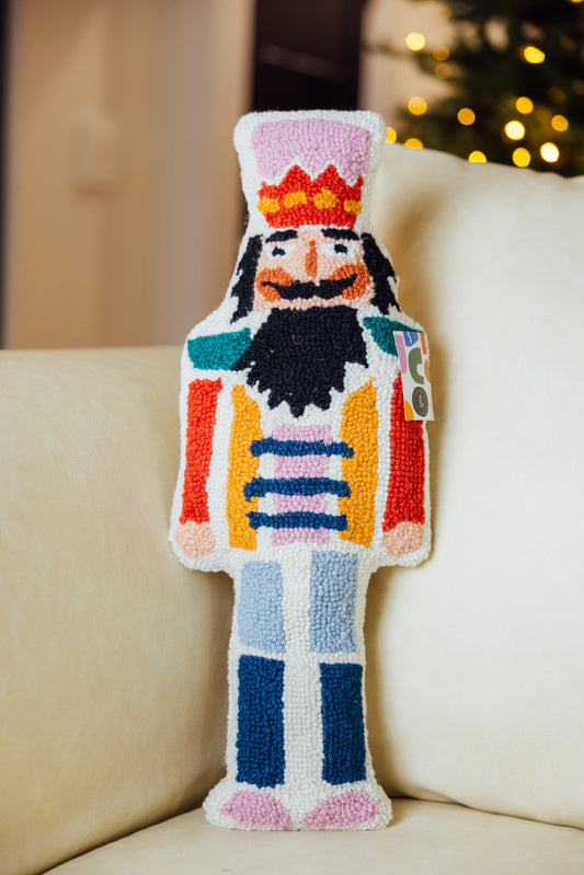 Nutcracker Shaped Hook Pillow