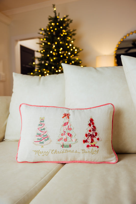 Merry Christmas Darling Pillow
