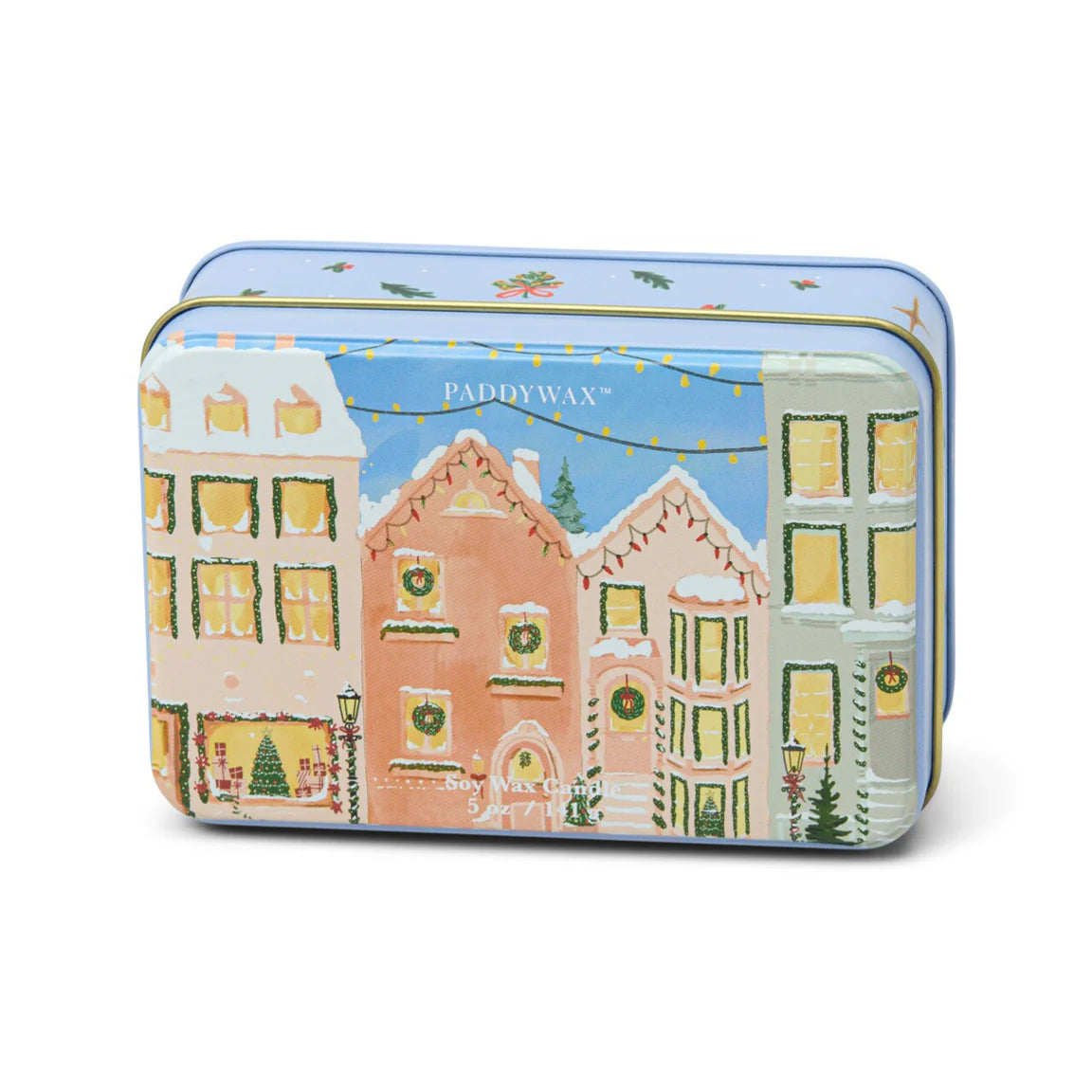 Christmas Village 5oz Candle Tin