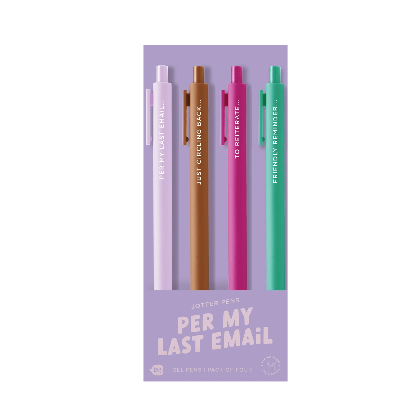 Per My Last Email Jotter Set 4-pack