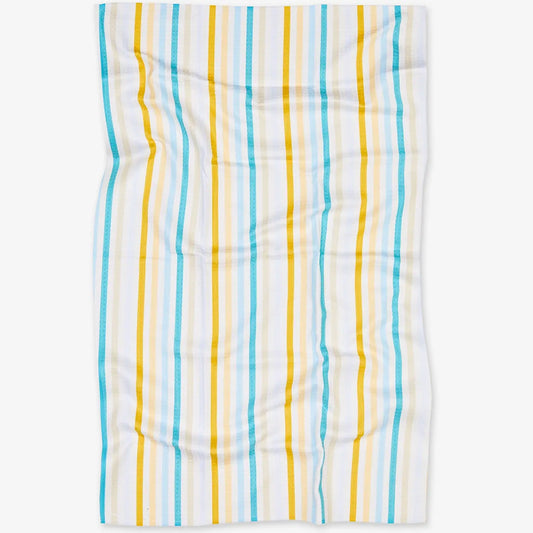 Seaside Sunshine Geometry Towel