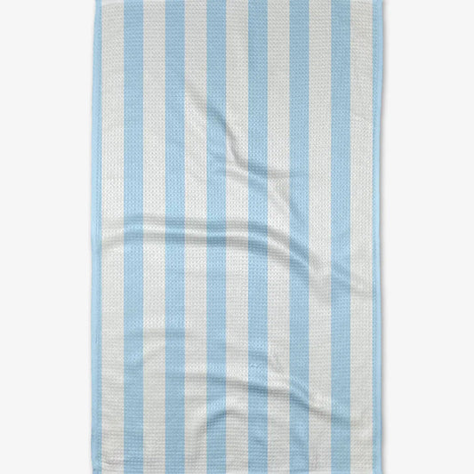 Seaside Stripes Geometry Tea Towel
