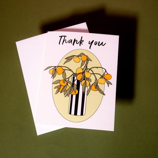 Thank You Oranges Card