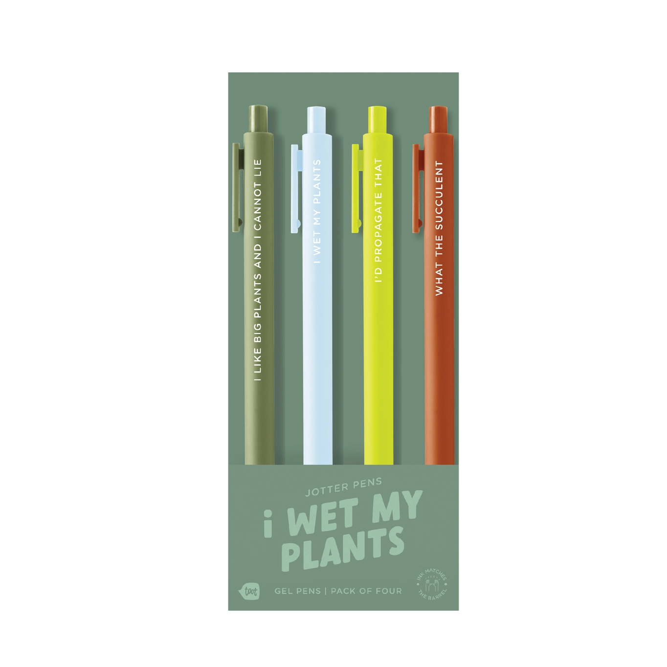 I Wet My Plants Jotter Set 4-Pack