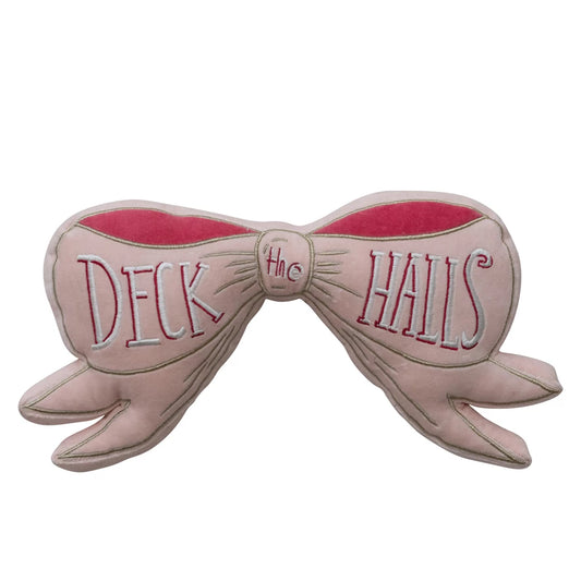 Velvet Bow Pillow