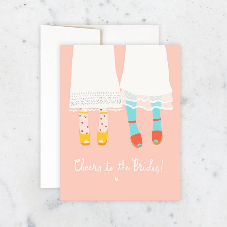 Cheers To The Brides Card